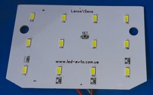 Светодиодное освещение салона Lanos/Sens